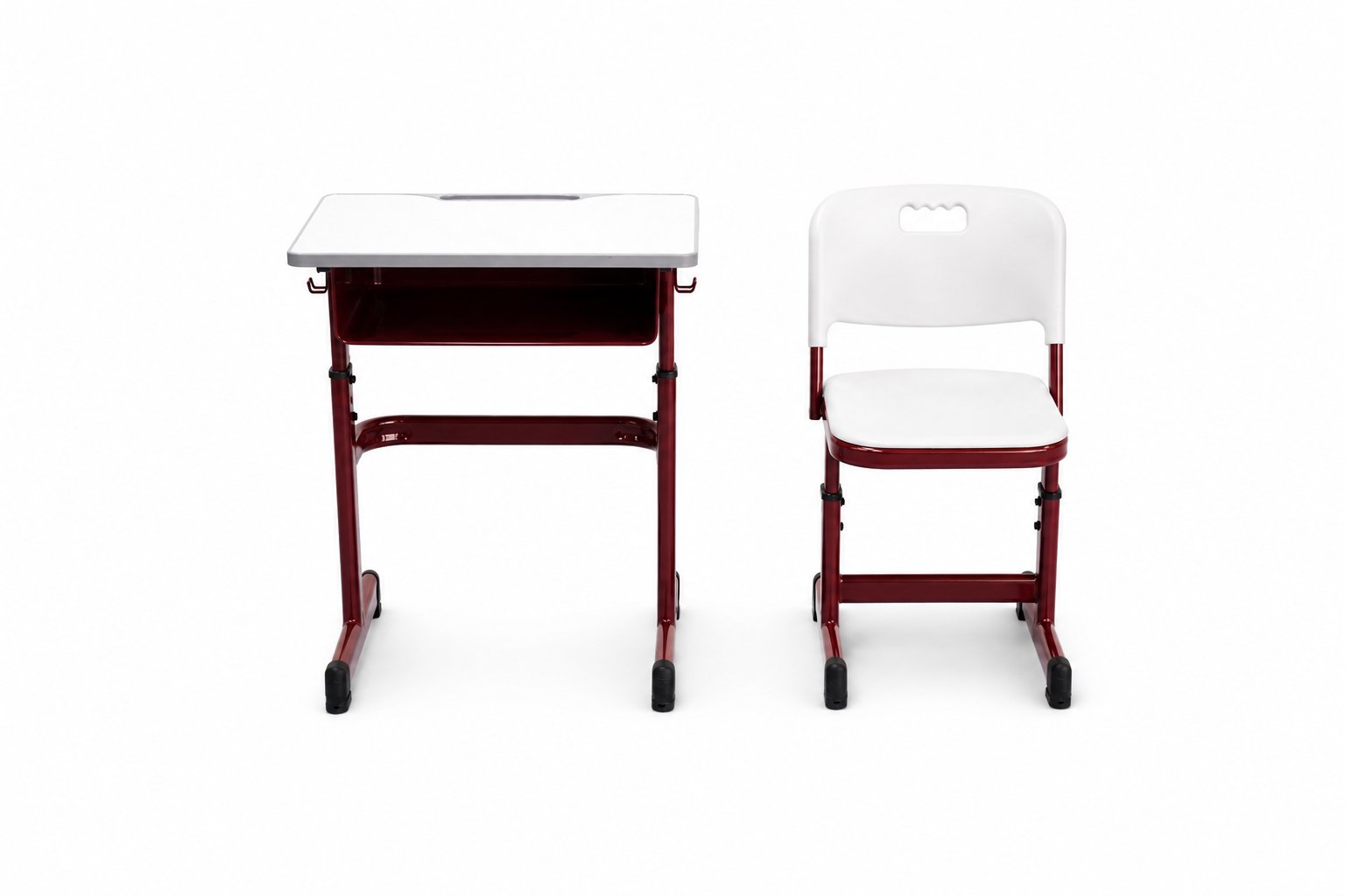 HZ-CG-820 — desk and chair set, front view