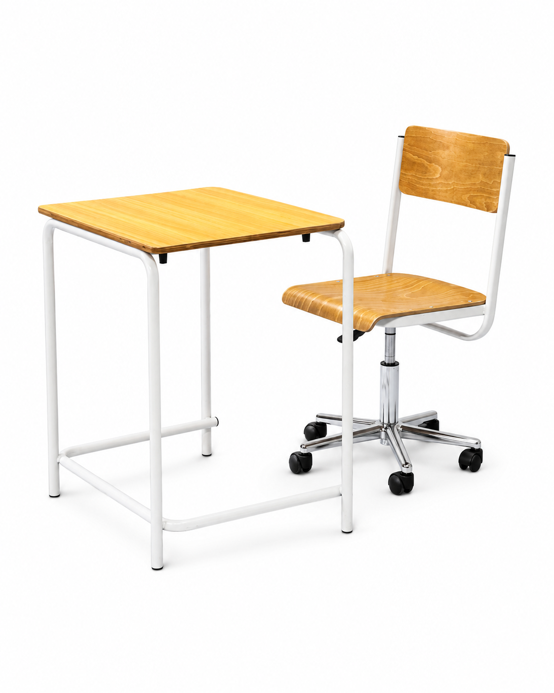 HZ-CR-925 — desk and chair set, angled view