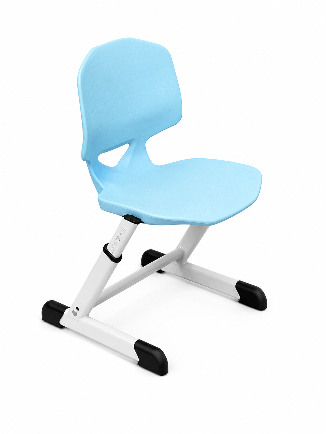 Height-adjustable student chair